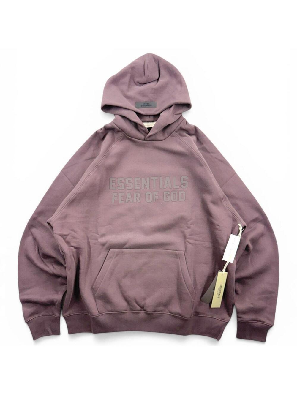 👕 Essentials Fear of God Hoodie Plum Medium